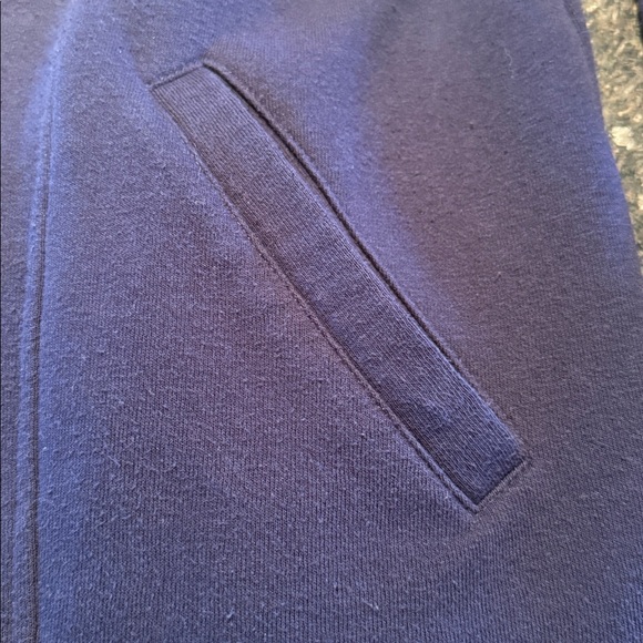 Torrid Dark Blue Hooded Fleece Lined Toggle Coat - Picture 8 of 11